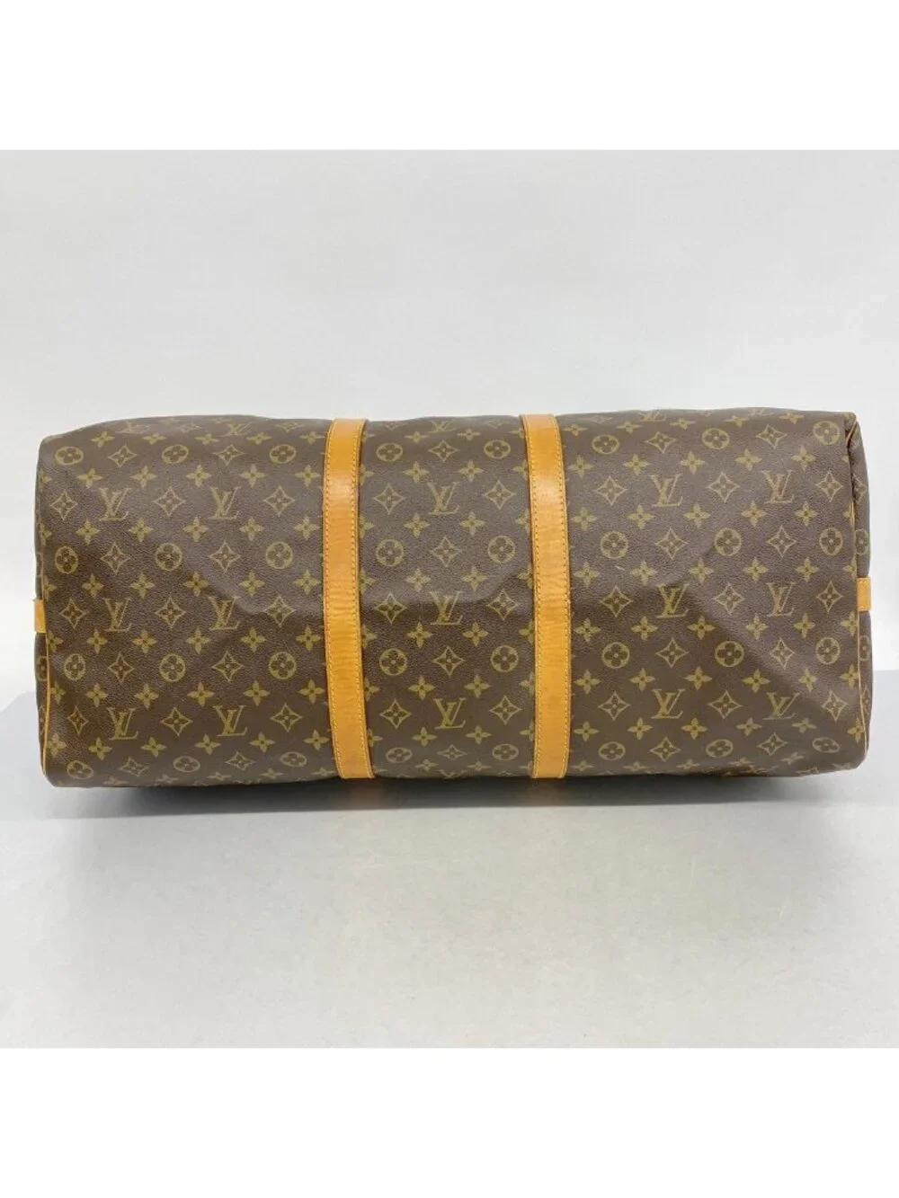 Louis Vuitton Boston Bag Monogram Keepall Bandouliere 60 Brown